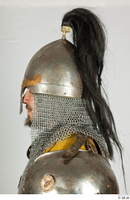  Photos Medieval Knight in plate armor 12 Medieval clothing Medieval knight chainmail armor hood head helmet helmet with horse hair 0003.jpg